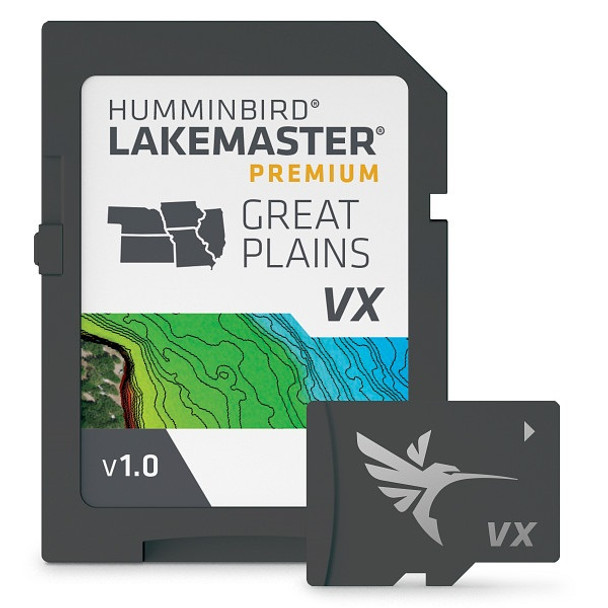 Humminbird Lakemaster VX Premium Great Plains microSD 602003-1