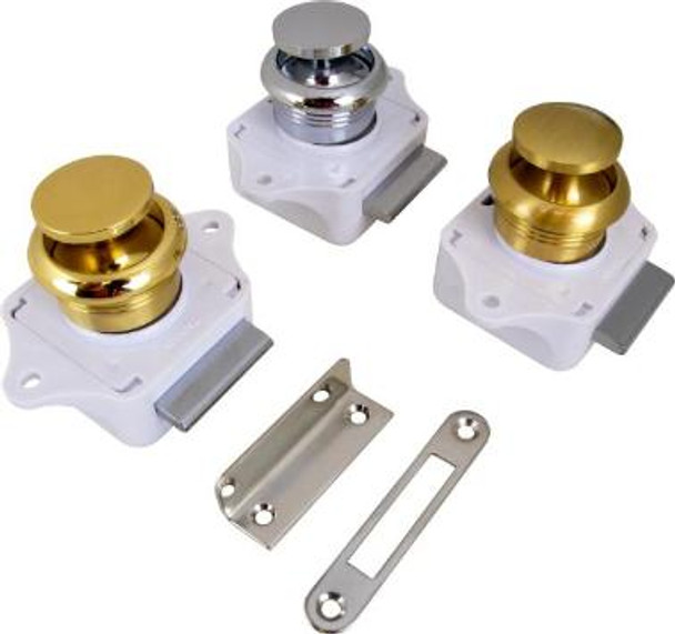 Sea Dog Marine Push Button Rim Latch - Sea-Dog Line - 224301 (224301-1)