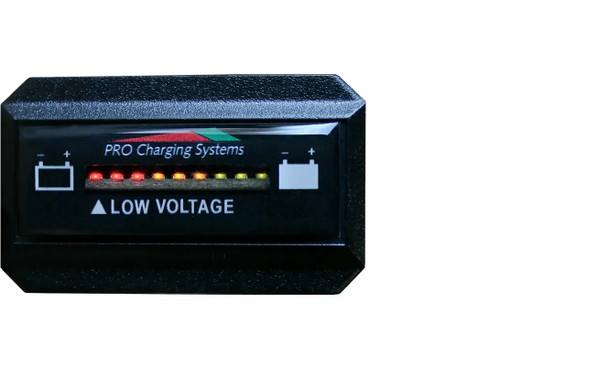Pro Charging Eagle Performance Battery Fuel Gauge 48v Rectangle Horizontal BFGWOVR48V