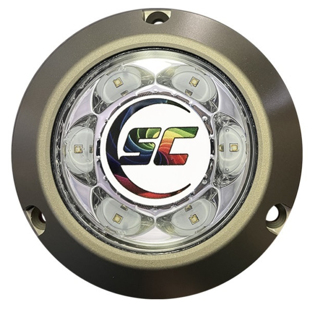 Shadow Caster SC3 Underwater LED Light Blue/White 12v Aluminum Surface Mount SC3-BW-ALSM