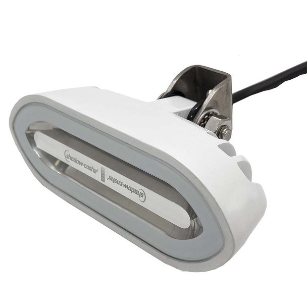 Shadow Caster SCM-SL Spreader Light Great White LED Bracket Mount White Housing SCM-SLB-GW-WH