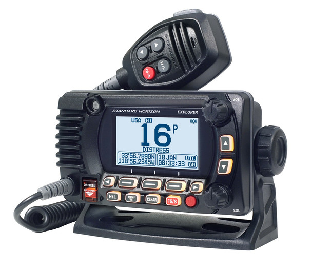 Standard Explorer GPS Black 25 Watt VHF GX1800GB