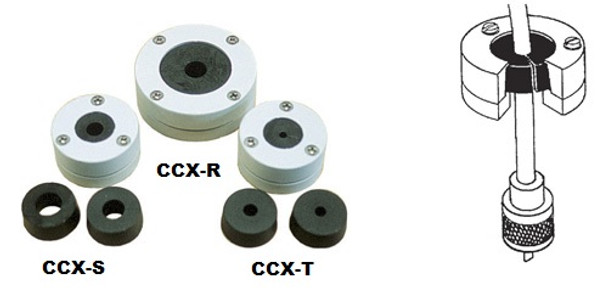Newmar CCX-T Feed Thru .35" Cable .83" Connector Ma CCX-T