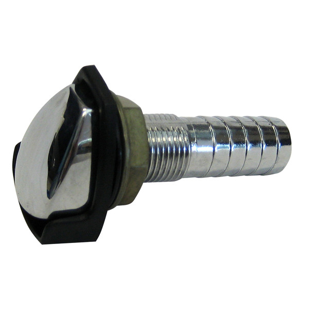 Perko Gas Tank Vent w/Splash Guard - Chrome Plated Zinc - &#8541;" Hose 0506DP4CHR