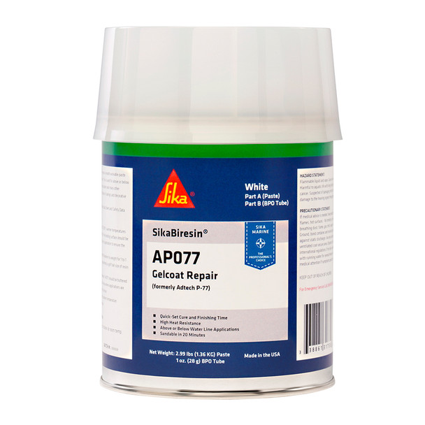Sika SikaBiresin&reg; AP077 + BPO Cream Hardener - White - Quart 611547