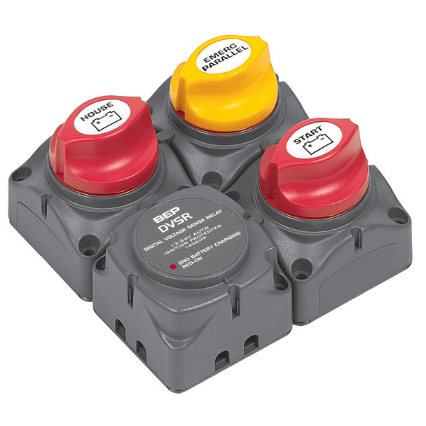 BEP Square Battery Distribution Cluster f/Single Engine w/Two Battery   Banks 716-SQ-140A-DVSR