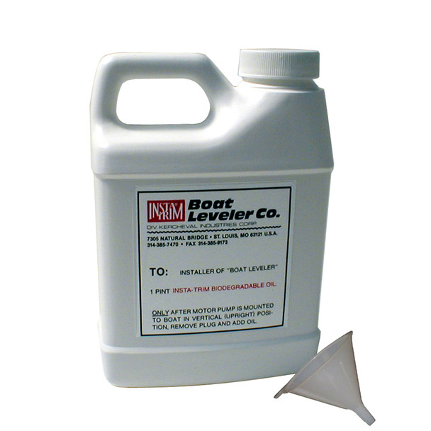 Boat Leveler Oil & Funnel Kit 12612