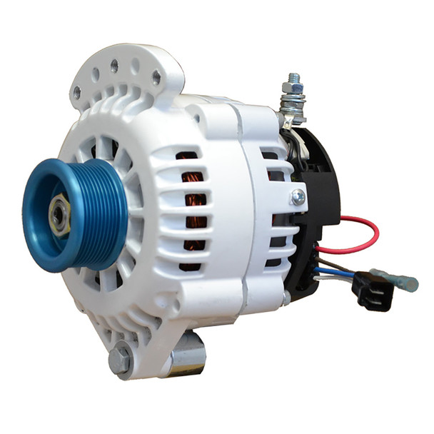 Balmar Alternator 120 AMP 12V 1-2" Single Foot Spindle Mount J10 Pulley w/Isolated Ground 621-120-J10