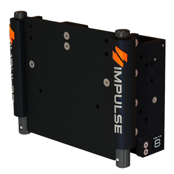 IMPULSE 8" Set Back Electric Jack Plate w/Standard Control - Black Anodize 75062-B