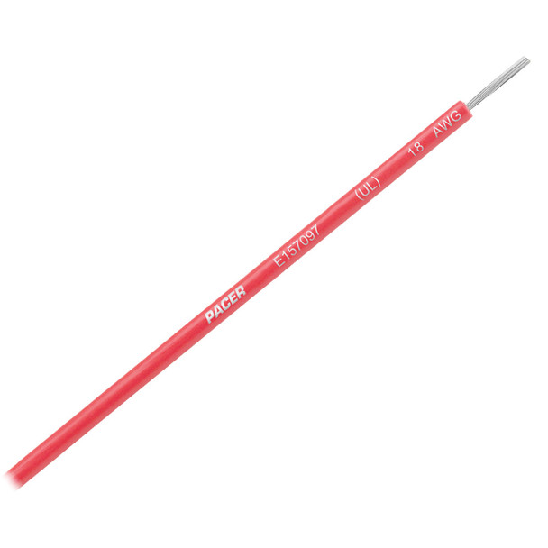 Pacer Red 18 AWG UL Marine Wire - 35' WUL18RD-35