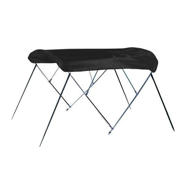 Carver 3 Bow 4675U Bimini Top with Boot - Black Acrylic A4675UB-02