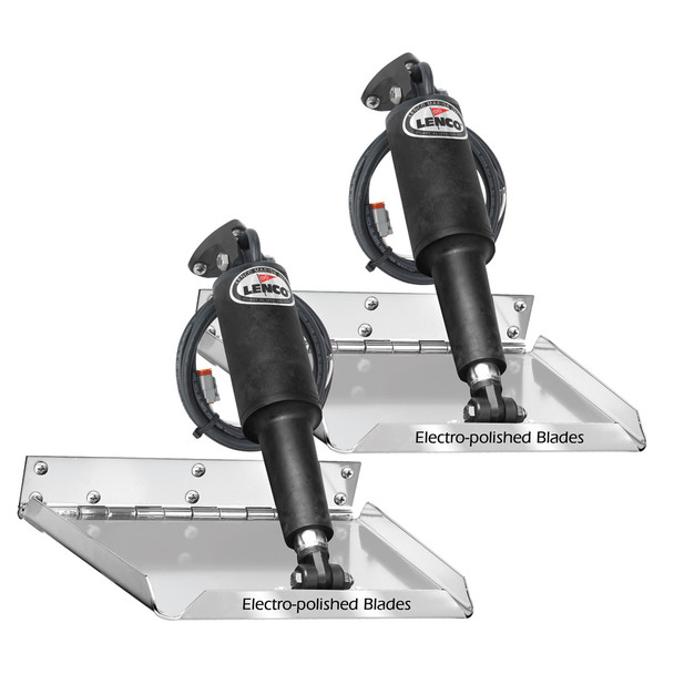 Lenco 18" x 14" Standard Performance Trim Tab Kit w/o       Switch Kit 12V 15040-101