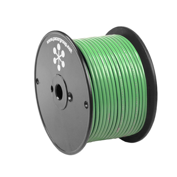 Pacer Light Green 16 AWG Primary Wire - 100&#39; WUL16LG-100