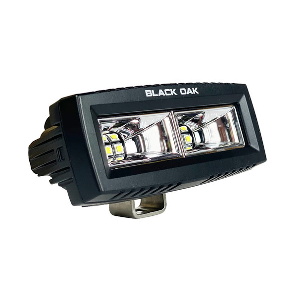 Black Oak 4" Marine Spreader Light Flood Scene LED Pro Series 3.0 - Black 4BMS-S