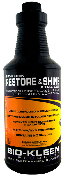 Bio-Kleen Restore And Shine Xtra Cut Quart. (Restor Xtra 32Oz)
