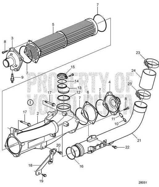 Volvo Penta Flange Screw (V2) - Volvo Penta (994395)