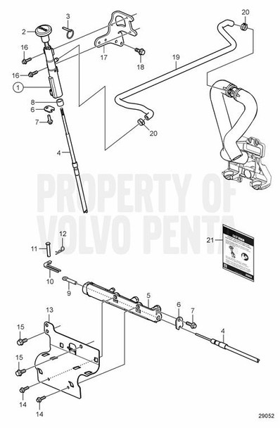 Volvo Penta Cable(V2) - Volvo Penta (23030620)