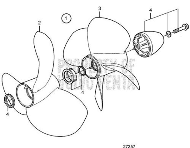 Volvo Penta J6 Duoprop Set (21924266)