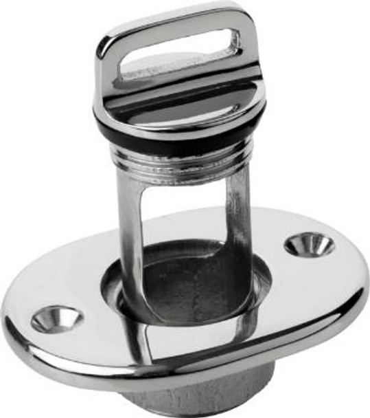 Sea Dog Marine Cast Stainless Steel Grbrd Drain & Plug - Sea-Dog Line - 520065 (520065-1)