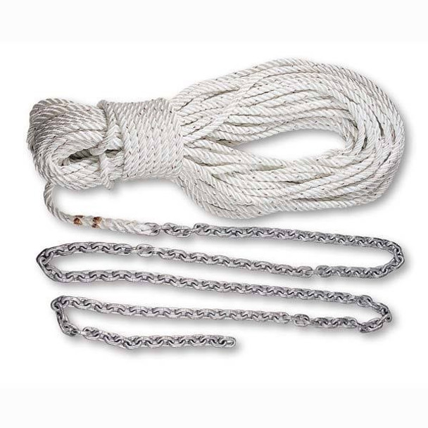 Lewmar 20'5/16 G4&200' 9/16 Line With 3/8 Shackle 69000339