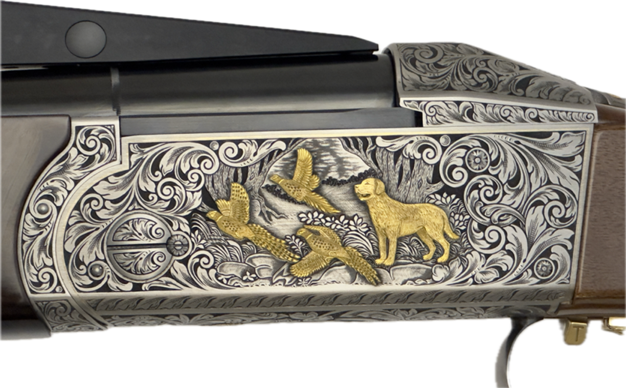 Krieghoff Crown Nitride (Engraved by H.Glatz) K-80 Trap Special (Left) -  134440 - duPont Krieghoff