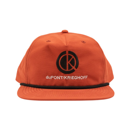 dK Burnt Orange Rope Style Hat