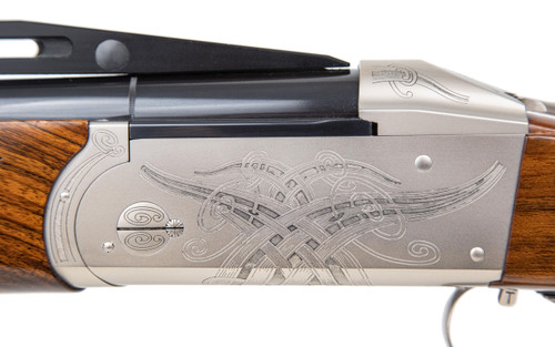 Krieghoff Celtic Scroll Nickel K-80 Receiver & Iron ONLY - 131314R [Pre-Owned]