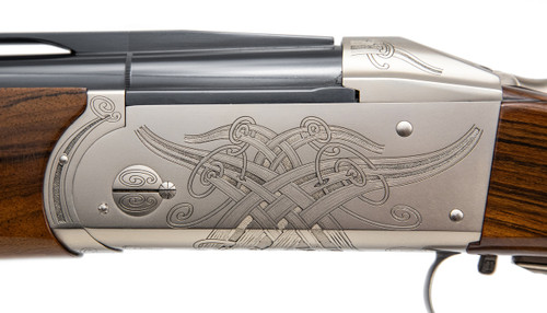 Krieghoff Celtic Scroll Nickel K-80 Receiver & Iron ONLY - 111868R [Pre-Owned]