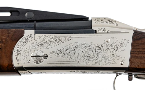 Krieghoff Vintage Scroll Nickel K-80 Receiver & Iron ONLY - 135088R [Pre-Owned]