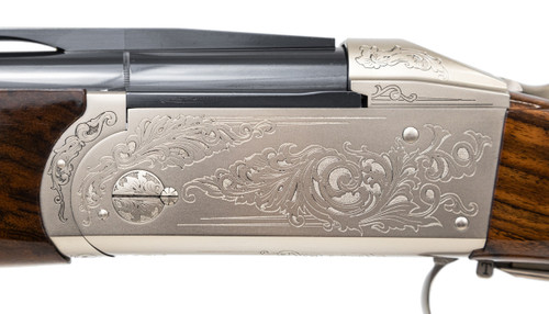 Krieghoff Vintage Scroll Nickel K-80 Receiver & Iron ONLY - 107522-1R [Pre-Owned]