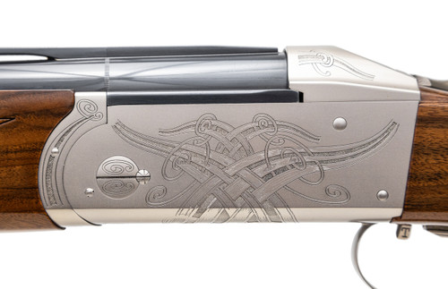 Krieghoff Celtic Scroll Nickel K-80 Receiver & Iron ONLY - 112371-1 [Pre-Owned]