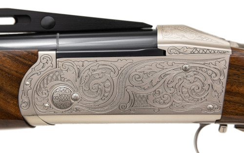 Krieghoff Parcours Scroll Nickel K-80 Receiver & Iron ONLY - 137060-1R [Pre-Owned]