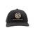 dK Black Richardson Hat with Black Back and Stone Logo