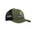 dK Army Green Richardson Hat with Black Back and Cream Logo