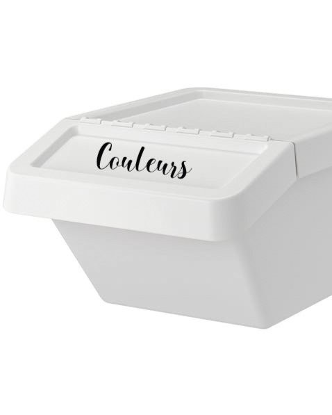 Étiquette IKEA SORTERA — Stickers bacs de tri & buanderie