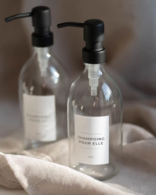 Étiquettes distributeur de savon