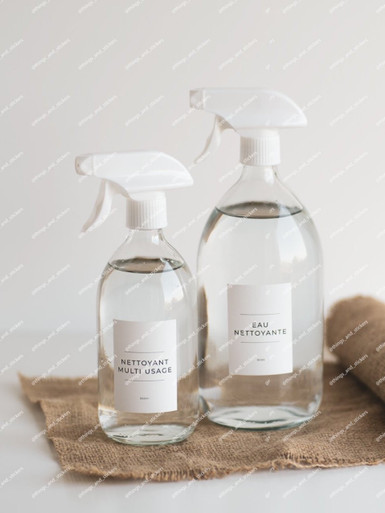 Zone nettoyage — spray en verre