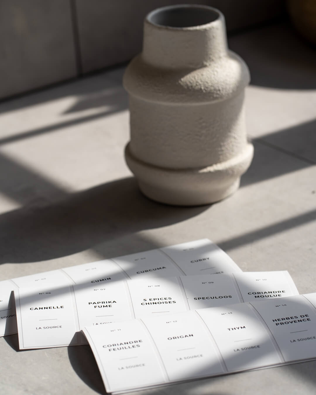 Planche d'étiquettes épices personnalisées imprimées, prêtes à coller