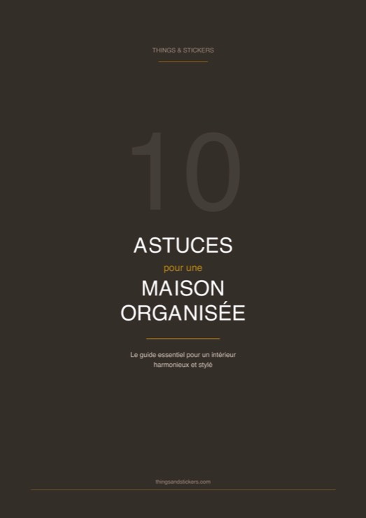 Le guide de la maison organisée — Things and Stickers