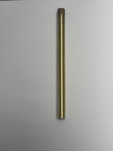 Brass Brace Tube 6" Long, rough cut.  See separate listing for 34" long piece