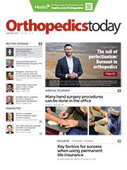Orthopedics Today Cover