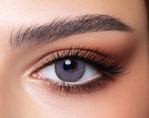 Bella Colored Contact Lenses 
Color: Lavender Grey
Collection: Elite