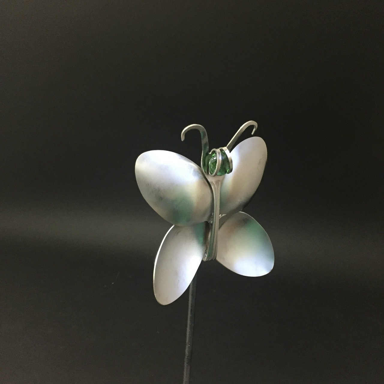 Butterfly - Fork and Spoon Garden Stake© - Forked Up Art
