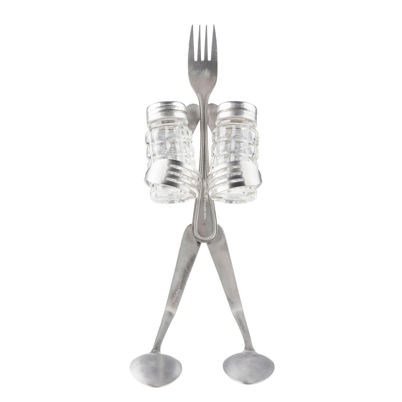 Salt and Pepper Stand - Fork© - Forked Up Art