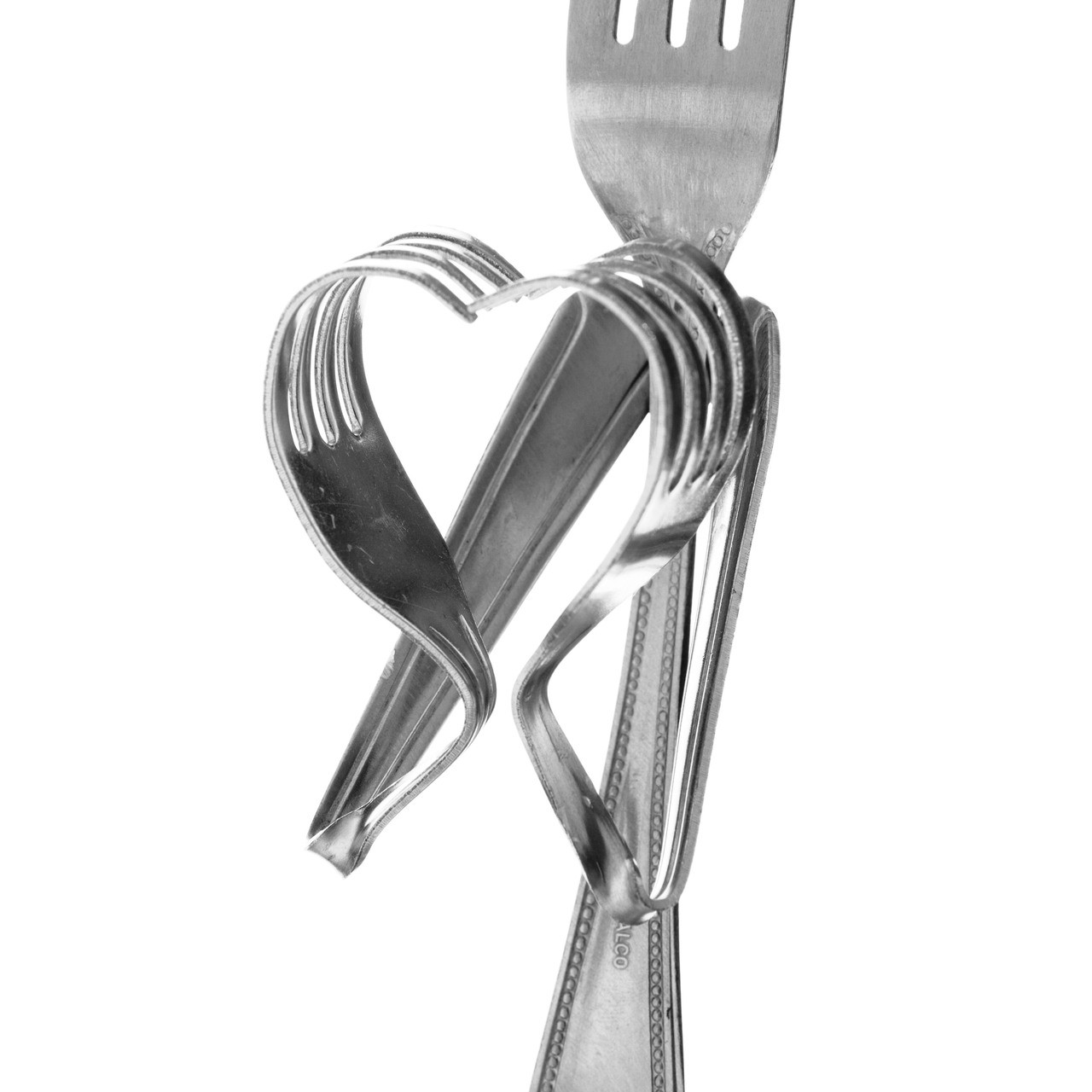 Hearts- Fork - Forked Up Art