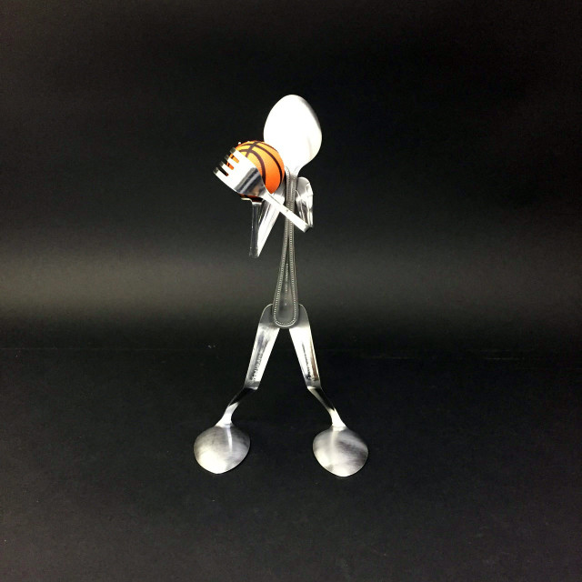 Basketball Player Spoon Retail© Forked Up Art