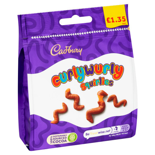 Cadbury Curly Wurly Squirlies Bag 95g