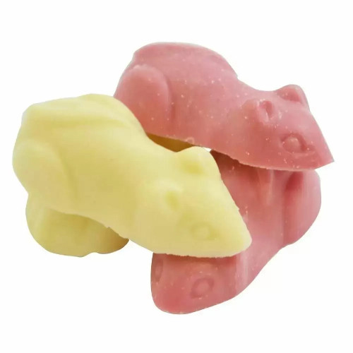Hannah's Pink & White Mice 100g Hannah's Pink & White Mice 100g