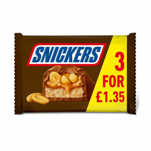 Snickers Chocolate Bars Multipack £1.35 PMP Snickers Chocolate Bars Multipack £1.35 PMP