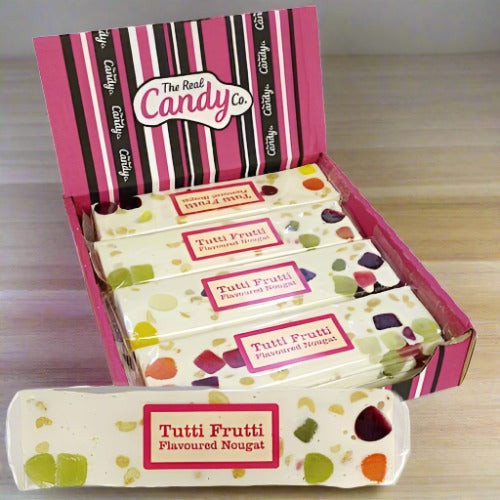 The Real Candy Co. Tutti Frutti Fruity Nougat Bar 130g